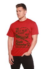 Load image into Gallery viewer, Flight Training Men's Bamboo Viscose/Organic Cotton Short Sleeve Graphic T-Shirt
