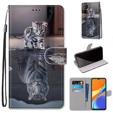 Load image into Gallery viewer, Flip Case For Xiaomi Redmi 9 9A 9C NFC 8 8A Case Leather Silicone Wallet Cover For Xiomi Redmi Note 8 Pro 9 9S 9 Pro Book Cases Premium Leather Magnetic Case Card Slots and Stand Function Protective Case
