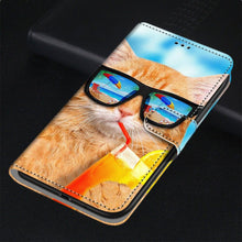 Load image into Gallery viewer, Flip Case For Xiaomi Redmi 9 9A 9C NFC 8 8A Case Leather Silicone Wallet Cover For Xiomi Redmi Note 8 Pro 9 9S 9 Pro Book Cases Premium Leather Magnetic Case Card Slots and Stand Function Protective Case
