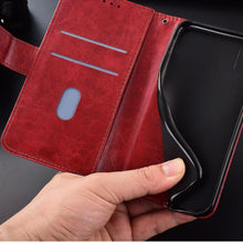Load image into Gallery viewer, Flip Leather Wallet Case for Xiaomi Redmi 9 10 9A 9C 9i 8A 7A 6A 5A 4A 5plus Note 10 9S 8T 8 7 6 5 4X Pro poco C31 Phone Cover Flip Shell Case Stylish Premium Stand Soft Protective Case Fashion Designs Cover
