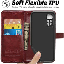 Load image into Gallery viewer, Flip Wallet Leather Case for Xiaomi Redmi Note 10 Pro Max 11 9 8 7 6 5 Redmi 9 9A 9C 9T 10C 8 8T 8A 7A 6A 5A 5 Plus Case Cover PU Leather Case with Holder Card Slots &amp; Wallet Case
