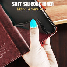Load image into Gallery viewer, Flip Wallet Leather Case for Xiaomi Redmi Note 10 Pro Max 11 9 8 7 6 5 Redmi 9 9A 9C 9T 10C 8 8T 8A 7A 6A 5A 5 Plus Case Cover PU Leather Case with Holder Card Slots &amp; Wallet Case

