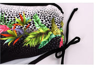 将图片加载到图库查看器，Floral High-Waist Bikini Sets Push Up Swimsuit Summer Two Pieces Swimwear Women Plus Size Two 2 Piece Bikini Sets Push Up Swimsuit Separates Tops Bottoms Swimwear Bathing Suit Women Plus Size Bathing Suits
