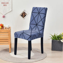 Load image into Gallery viewer, Floral Printing Chair Cover Elastic Anti-dirty Stretch Removable Hotel Banquet Kitchen Seat Case Washable Dining Chair Covering Washable Chair Seat Covers Protector for Dining Room Universal Spandex Solid Chair Slip Covers
