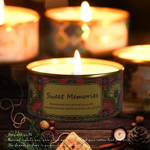Load image into Gallery viewer, Floral Scented Smokeless Candle Tin Can Perfume Scented Candles for Home Relaxing Stress Relief Aromatherapy  Natural Soy Wax And Fragrance Handmade Scented Candle Natural Soy Wax Home Cristmas Decoration
