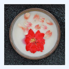 将图片加载到图库查看器，Flower Aromatherapy Candle Soy Wax Home Decorative Scented Candles  Portable Travel Jar Aromatherapy Candles Set Used for Stress Relief in Bath Yoga Sleep Ideal for Thanksgiving Christmas Birthday Wedding Party Home Decoration Aroma Candles
