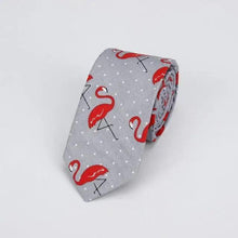 将图片加载到图库查看器，Flower Theme Cotton Slim Men Necktie Casual Business Design Skinny Necktie Floral Print Party Necktie For Men

