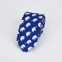 将图片加载到图库查看器，Flower Theme Cotton Slim Men Necktie Casual Business Design Skinny Necktie Floral Print Party Necktie For Men
