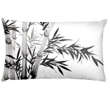 将图片加载到图库查看器，Flowers Birds Green Plants Printed Waist Pillowcase Home Pillow Decoration Tropical Green Texture Exotic Flower Cotton Linen Outdoor Pillow Cases Sofa Bed Throw Pillow 50x30CM
