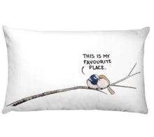 将图片加载到图库查看器，Flowers Birds Green Plants Printed Waist Pillowcase Home Pillow Decoration Tropical Green Texture Exotic Flower Cotton Linen Outdoor Pillow Cases Sofa Bed Throw Pillow 50x30CM
