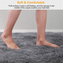 Load image into Gallery viewer, Fluffy Bedroom Anti-Skid Rug
