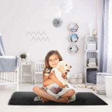 Load image into Gallery viewer, Fluffy Bedroom Anti-Skid Rug
