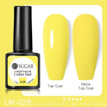 Load image into Gallery viewer, Fluorescent Gel Nail Polish Yellow Green High Quality Colors UV Strong Matte Effect Luxury Design For Girls and Women
