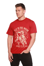 Load image into Gallery viewer, Fly To The Moon Men's Bamboo Viscose/Organic Cotton Short Sleeve Graphic T-Shirt
