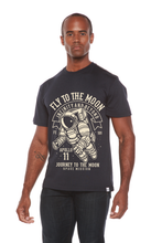 Load image into Gallery viewer, Fly To The Moon Men's Bamboo Viscose/Organic Cotton Short Sleeve Graphic T-Shirt
