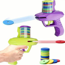 Load image into Gallery viewer, Flying Foam Disc Launcher Handheld Shooter Game
