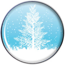 Load image into Gallery viewer, 16G 1/4 Winter Snow Covered Tree Tragus Cartilage Earring

