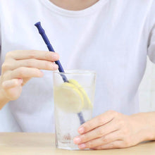 将图片加载到图库查看器，Foldable and Reusable Silicone Drinking Straw with Case
