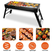 Load image into Gallery viewer, Foldable Charcoal BBQ Grill Stainless Steel Grill Net
