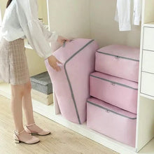 将图片加载到图库查看器，Foldable Clothes Quilt Storage Bag Portable Luggage
