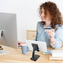 Load image into Gallery viewer, Foldable Desktop Phone Stand Angle Height Adjustable Holder
