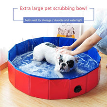 Load image into Gallery viewer, Foldable Dog Pool Pet Bath Swimming Tub Bathtub Outdoor Indoor Collapsible Bathing Pool for Dogs Cats Kids Pool Pet Bathing Tub Dog Pool Big Size Dog Swimming Pool Foldable Pet Pool Bath Swimming Tub Bathtub Pet Collapsible Bathing Pool for Dogs
