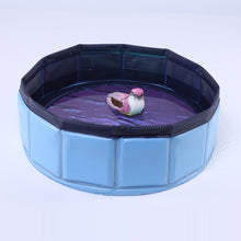 Load image into Gallery viewer, Foldable Dog Swimming Pool Pet Bath Swimming Tub Bathtub Outdoor  Pet Swimming Pool Collapsible Bathing Pool for Dogs Cats Kids PVC Collapsible Pool for Small Dogs Cats
