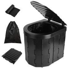 Load image into Gallery viewer, Foldable Emergency Toilet Portable Porta Potty
