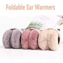 将图片加载到图库查看器，Foldable Faux Fur Warm Earmuffs
