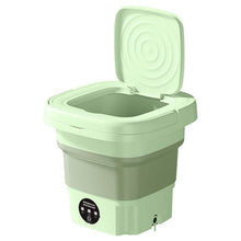 将图片加载到图库查看器，Foldable Laundry Machine with Detachable Drain Basket
