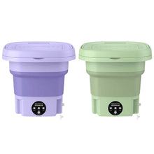 将图片加载到图库查看器，Foldable Laundry Machine with Detachable Drain Basket
