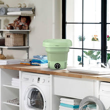 将图片加载到图库查看器，Foldable Laundry Machine with Detachable Drain Basket
