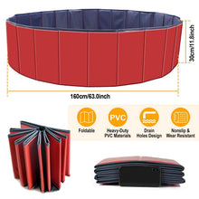 Load image into Gallery viewer, Foldable Pet Swimming Pool PVC
