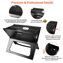 将图片加载到图库查看器，Foldable Portable BBQ Barbecue Grill
