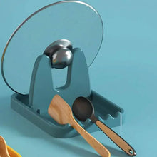 Load image into Gallery viewer, Foldable Pot Lid Rack Plastic Spoon Holder Stand Kitchen Supplies Organizer
