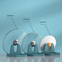 Load image into Gallery viewer, Foldable Pot Lid Rack Plastic Spoon Holder Stand Kitchen Supplies Organizer
