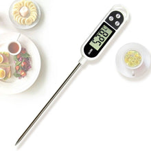 Load image into Gallery viewer, Food BBQ Testing Thermometer Kitchen Cooking Food Digital Probe Meat Thermometer Digital Instant Read Thermometer Cooking Candy Food Thermometer With Long Probe Backlight &amp; Calibration Ultra Fast Electronic Thermometer Cooking Test Gauge Kitchen tools
