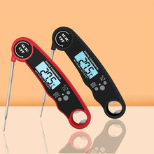 Load image into Gallery viewer, Food Digital Kitchen Thermometer For Meat Water Milk Waterproof Kitchen Cooking Food Thermometer with Probe Backlight &amp; Calibration Best Quick Grill Meat Thermometer For Grilling BBQ Smoker Chefs Cooking Probe Waterproof Electronic Probe Kitchen Tools

