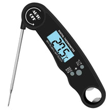 Load image into Gallery viewer, Food Digital Kitchen Thermometer For Meat Water Milk Waterproof Kitchen Cooking Food Thermometer with Probe Backlight &amp; Calibration Best Quick Grill Meat Thermometer For Grilling BBQ Smoker Chefs Cooking Probe Waterproof Electronic Probe Kitchen Tools
