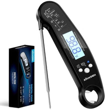 Load image into Gallery viewer, Food Kitchen Digital Meat Thermometer Waterproof Kitchen Food Cooking Thermometer with Backlight LCD Best Super Fast Electric Meat Thermometer Probe for BBQ Grilling Baking  BBQ Waterproof Kitchen Cooking Tools
