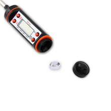 将图片加载到图库查看器，Food Thermometer For BBQ Meat Cake Candy Fry Grill Dinning Household Cooking Thermometer Digital Meat Thermometer with Long Probe Instant Read Food Cooking Thermometer For Grilling BBQ Smoker Grill Kitchen Oil Candy Oven Tools
