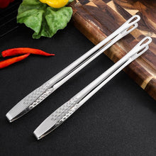将图片加载到图库查看器，Food Tongs Stainless Steel Barbecue Tongs Meat Salad Steak Food Serving Tongs Tweezers Long BBQ Cooking Tongs Kitchen Utensils Stainless Steel Kitchen BBQ Tongs
