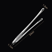 将图片加载到图库查看器，Food Tongs Stainless Steel Barbecue Tongs Meat Salad Steak Food Serving Tongs Tweezers Long BBQ Cooking Tongs Kitchen Utensils Stainless Steel Kitchen BBQ Tongs
