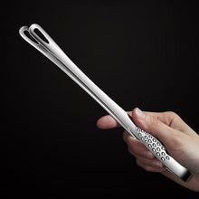 将图片加载到图库查看器，Food Tongs Stainless Steel Barbecue Tongs Meat Salad Steak Food Serving Tongs Tweezers Long BBQ Cooking Tongs Kitchen Utensils Stainless Steel Kitchen BBQ Tongs
