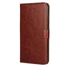 将图片加载到图库查看器，For iPhone X Case Cover for iPhone 8 7 6 6S Plus 5 5S 5SE Luxury PU Leather Flip Wallet Phone Cases Black Simple Card Holder With Magnetic Button Flip Leather Cover
