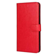 将图片加载到图库查看器，For iPhone X Case Cover for iPhone 8 7 6 6S Plus 5 5S 5SE Luxury PU Leather Flip Wallet Phone Cases Black Simple Card Holder With Magnetic Button Flip Leather Cover
