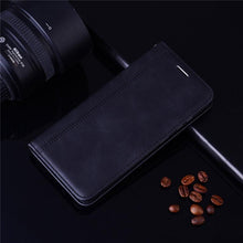 Load image into Gallery viewer, For Xiaomi Redmi Note 7 Case Leather Flip Redmi Note 7 Pro Wallet Magnetic Case For Xiaomi Redmi 7 Phone Cases Premium PU-Leather Flip Wallet Cover Phone Case
