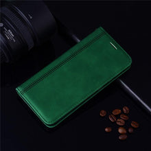 Load image into Gallery viewer, For Xiaomi Redmi Note 7 Case Leather Flip Redmi Note 7 Pro Wallet Magnetic Case For Xiaomi Redmi 7 Phone Cases Premium PU-Leather Flip Wallet Cover Phone Case
