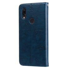Load image into Gallery viewer, For Xiaomi Redmi Note 7 Case Leather Flip Redmi Note 7 Pro Wallet Magnetic Case For Xiaomi Redmi 7 Phone Cases Premium PU-Leather Flip Wallet Cover Phone Case
