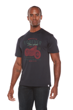 将图片加载到图库查看器，FOREVER TWO WHEEL Men's Bamboo Viscose/Organic Cotton Short Sleeve Graphic T-Shirt
